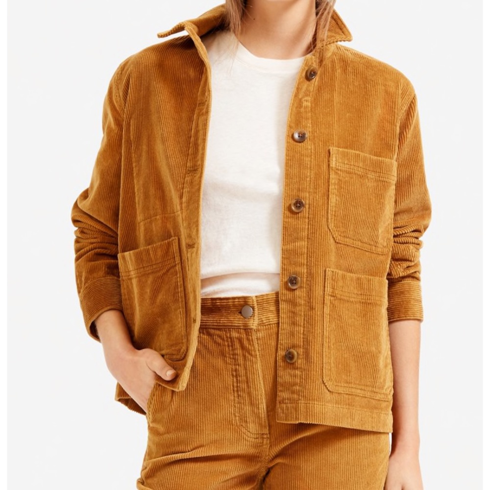 Everlane Straight Leg Crop Regular in Golden Brown